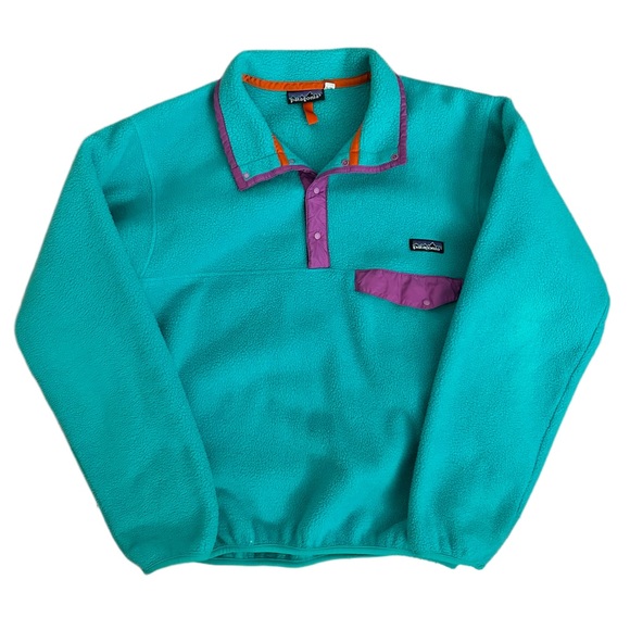 Patagonia Sweaters - [SOLD] PATAGONIA VINTAGE 80’S FLEECE PULLOVER SWEATER SYNCHILLA MADE IN CANADA